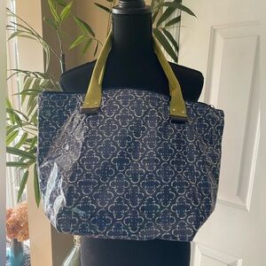 Stylish Blue & Green Tote